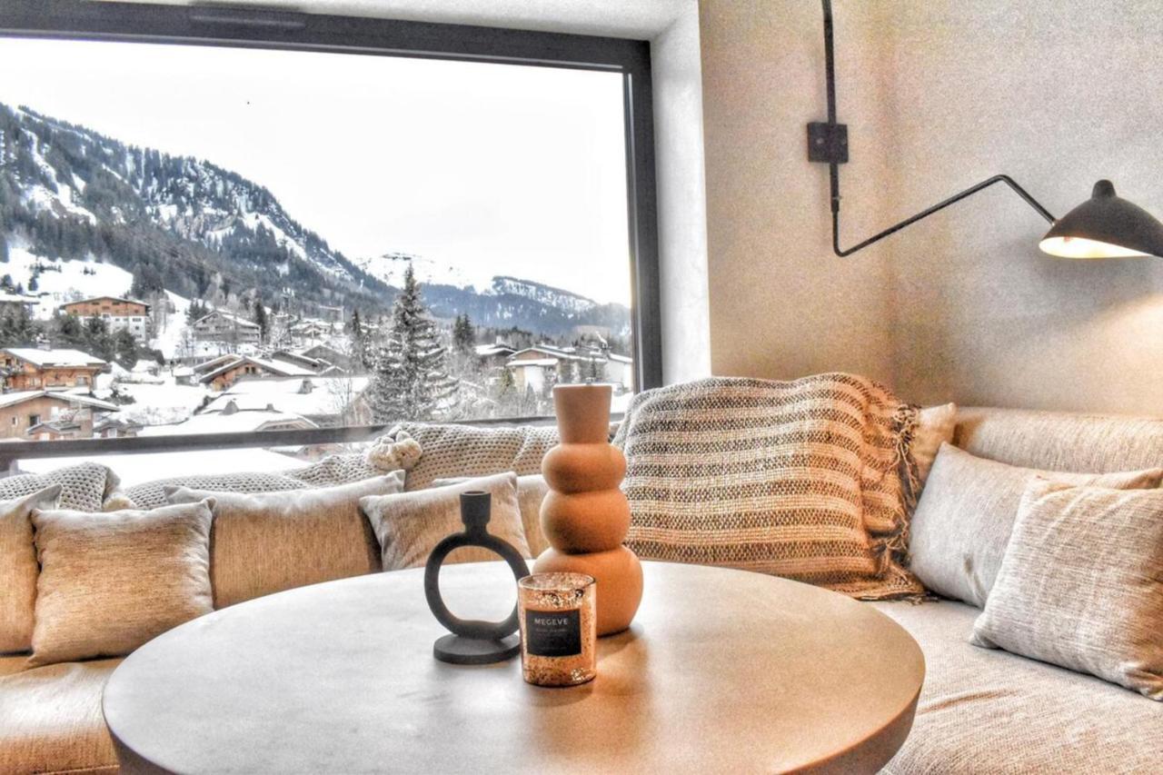 Apartment Wabi-Sabi By Japandi Home Megève Eksteriør billede