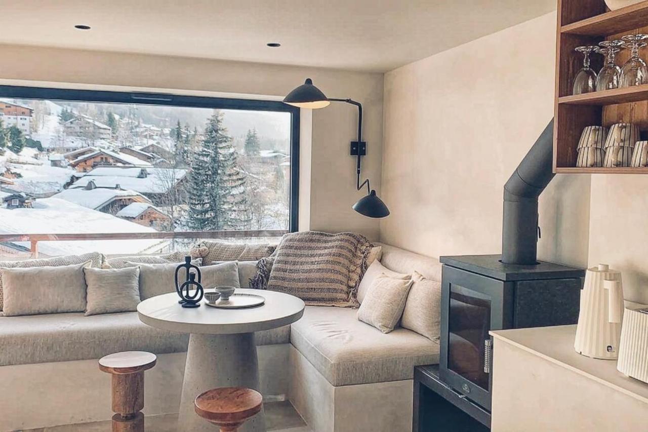 Apartment Wabi-Sabi By Japandi Home Megève Eksteriør billede